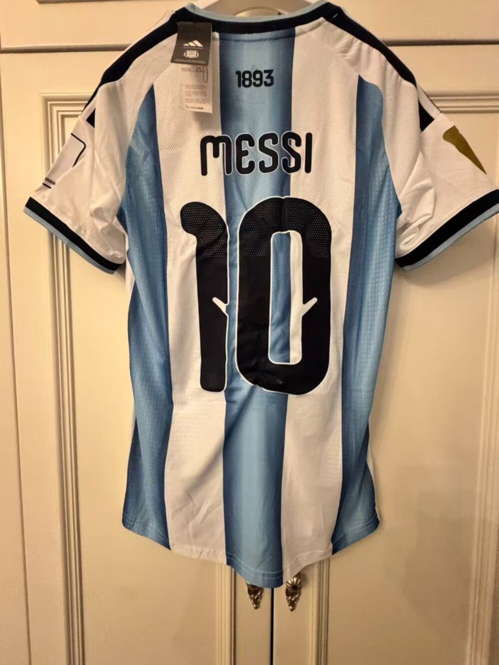 adidas Argentina Soccer Jersey Blue White Size S - Picture 2 of 9